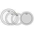 Set de Cueros Remo PP-0312-PS Pinstripe Clear ProPack para Toms 12", 13", 16" + Powerstroke 3 Coated 14