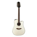 Guitarra Docerola Electroacústica Takamine GD37CE-12 PW Pearl White | 12 Cuerdas | Tapa de Abeto Macizo | Incluye Fund
