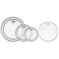 Set de Cueros Remo PP-0320-PS Pinstripe ProPack para Toms 10", 12" y 16" Transparente