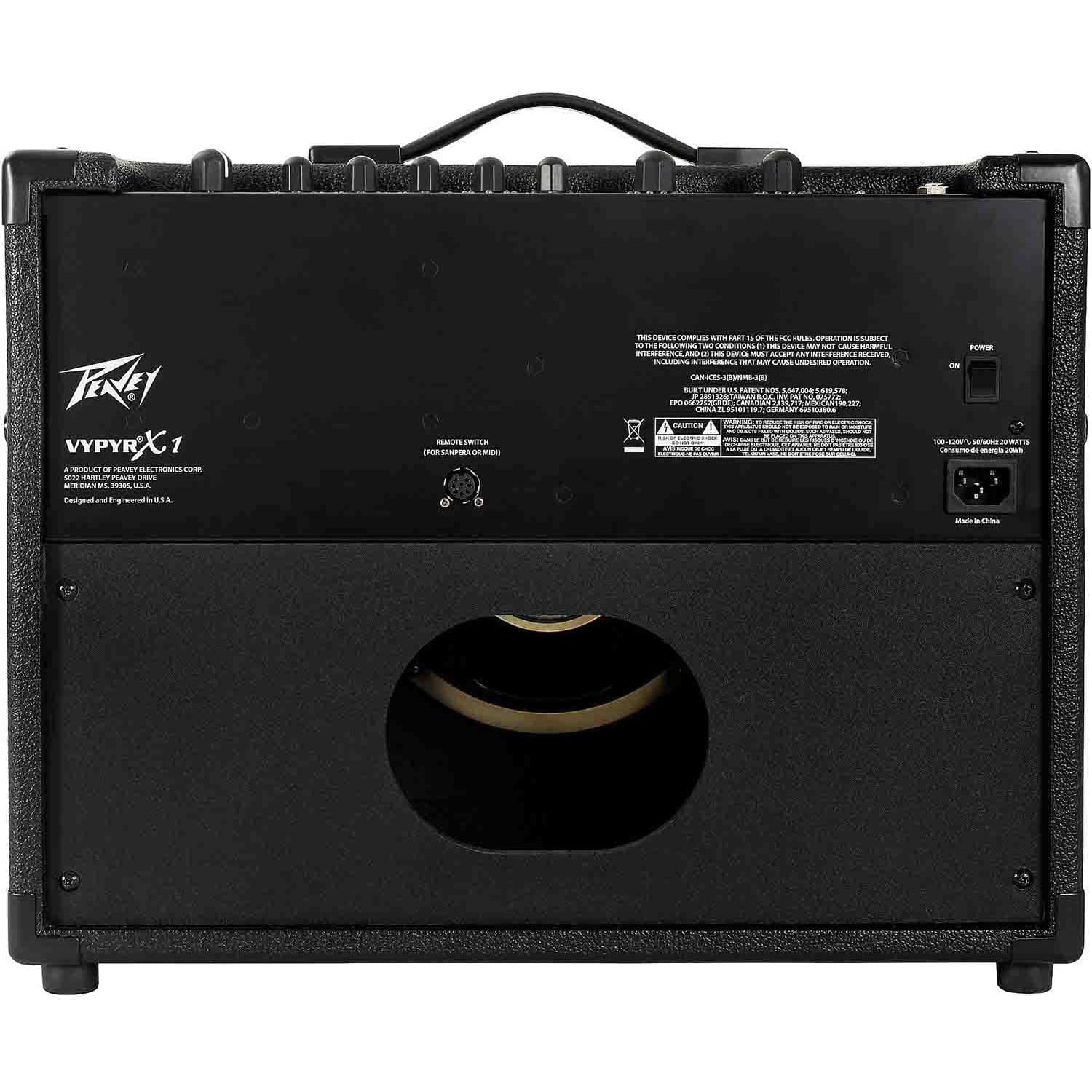 Amplificador para Guitarra Eléctrica y Acústica, Bajo Eléctrico Peavey VYPYR X1