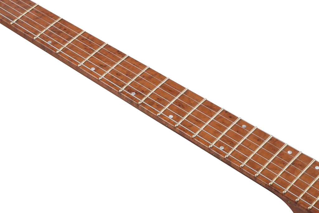 Guitarra Eléctrica Sin Cabeza Ibanez ICHI10VWM Ichika Nito Signature Vintage White Matte con Pastillas R-1 y Sistema dyna-MIX8