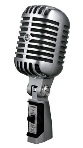 Micrófono Dinámico Shure 55SH Series II Vintage Cardioide XLR Profesional para Voz, Escenario y Presentaciones