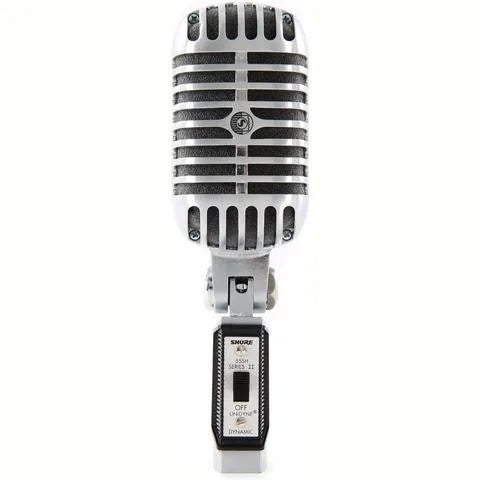 Micrófono Dinámico Shure 55SH Series II Vintage Cardioide XLR Profesional para Voz, Escenario y Presentaciones