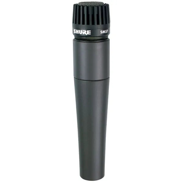 Micrófono Dinámico Shure SM57-LC Cardioide XLR Profesional para Instrumentos, Amplificadores y Estudio